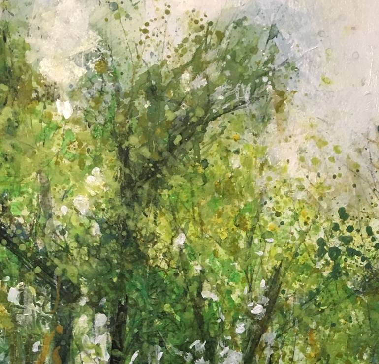 Spring Canopy Painting by Caroline Boyfield | Saatchi Art