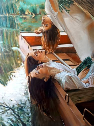 Original Realism Family Paintings by Andrea Bennati