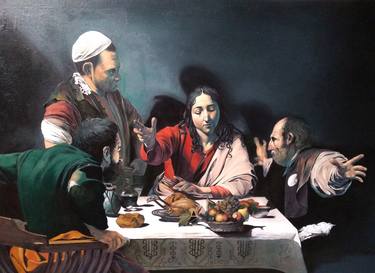 La Cena di Emmaus - after Caravaggio 0.8 thumb