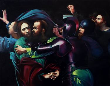 Original Surrealism Religion Paintings by Andrea Bennati