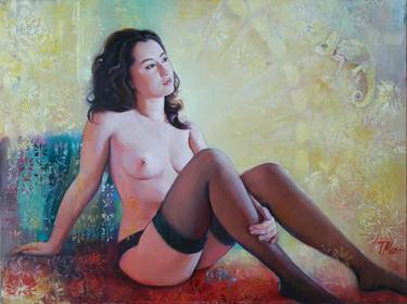 Print of Fine Art Erotic Paintings by Таня Матвиенко