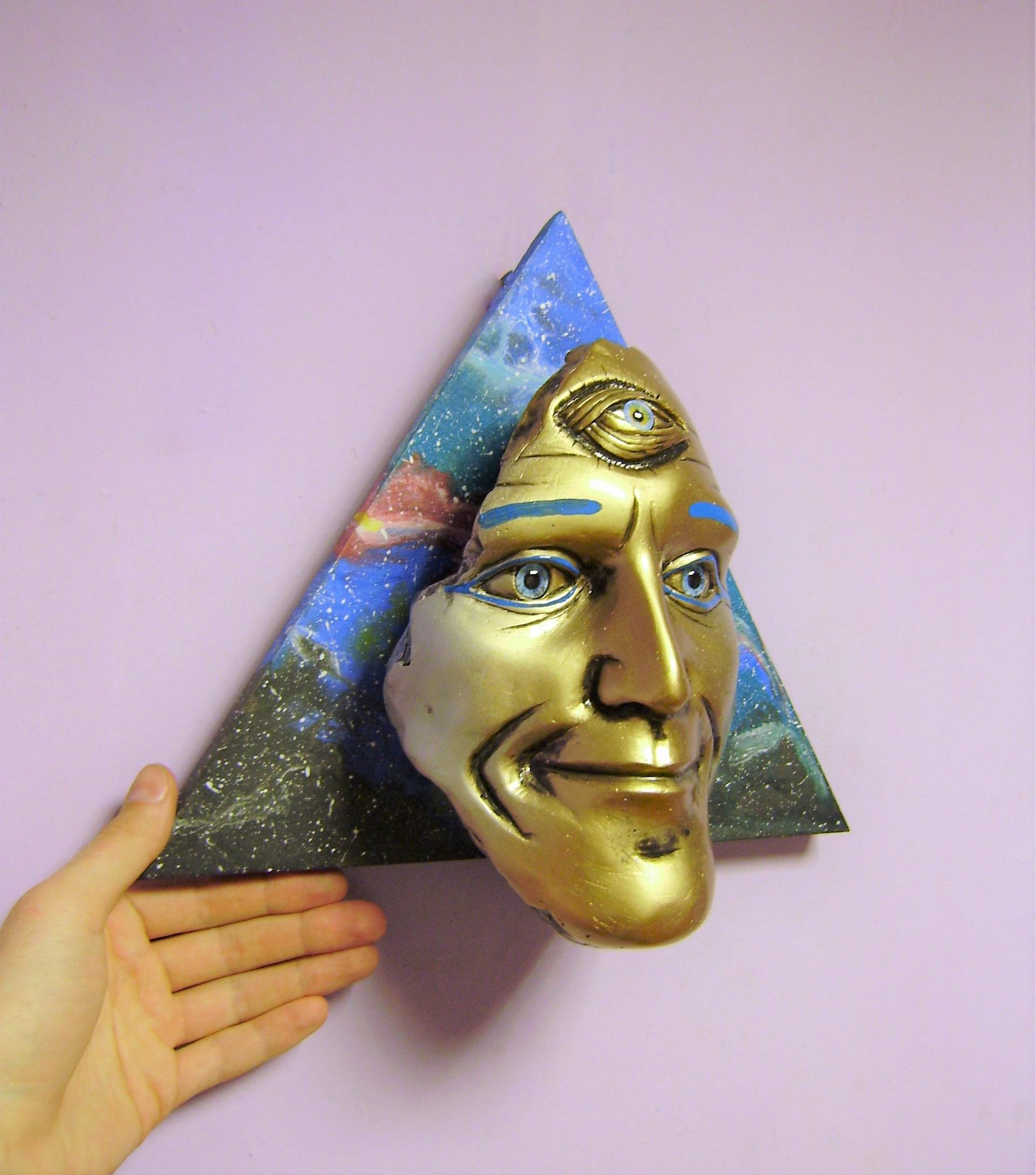 Third Eye Wall Mask Third Eye Face Third Eye Wall Decor Sculpture By Anton Titov Saatchi Art