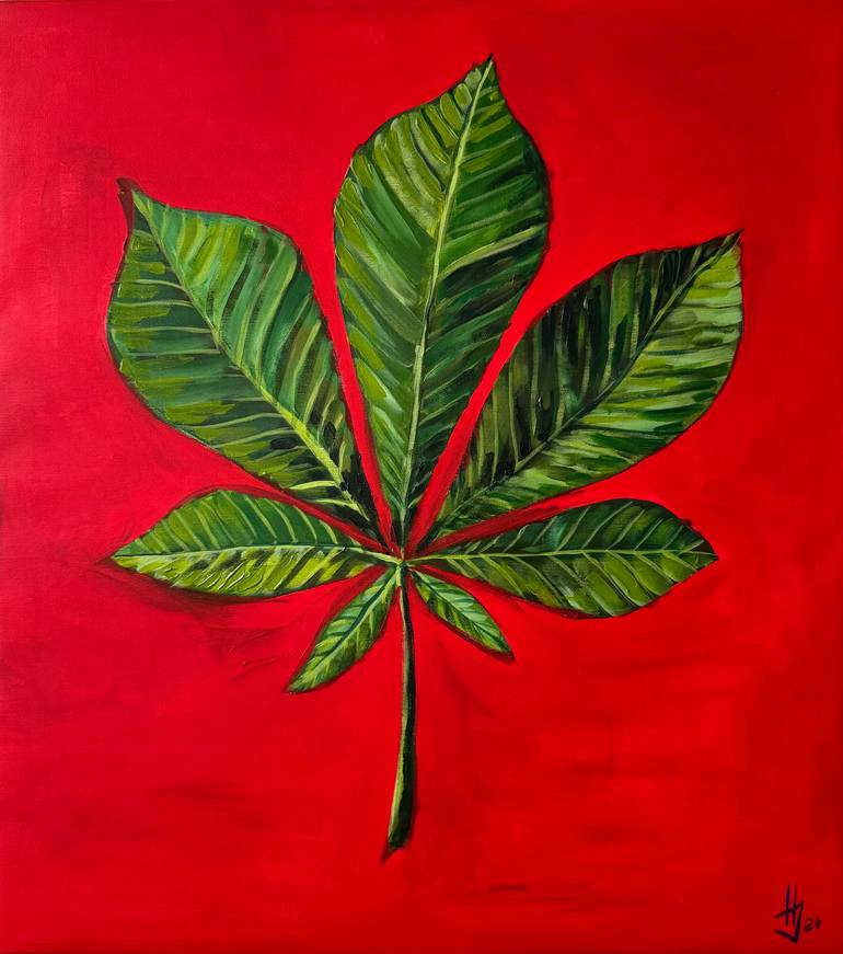 Original Surrealism Botanic Painting by Ivanka Nechyporuk