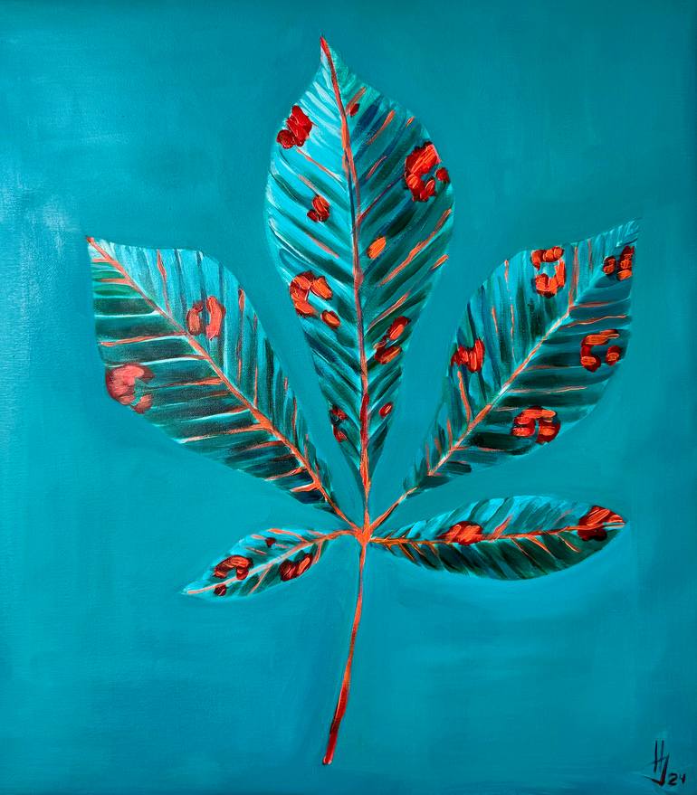 Original Surrealism Botanic Painting by Ivanka Nechyporuk