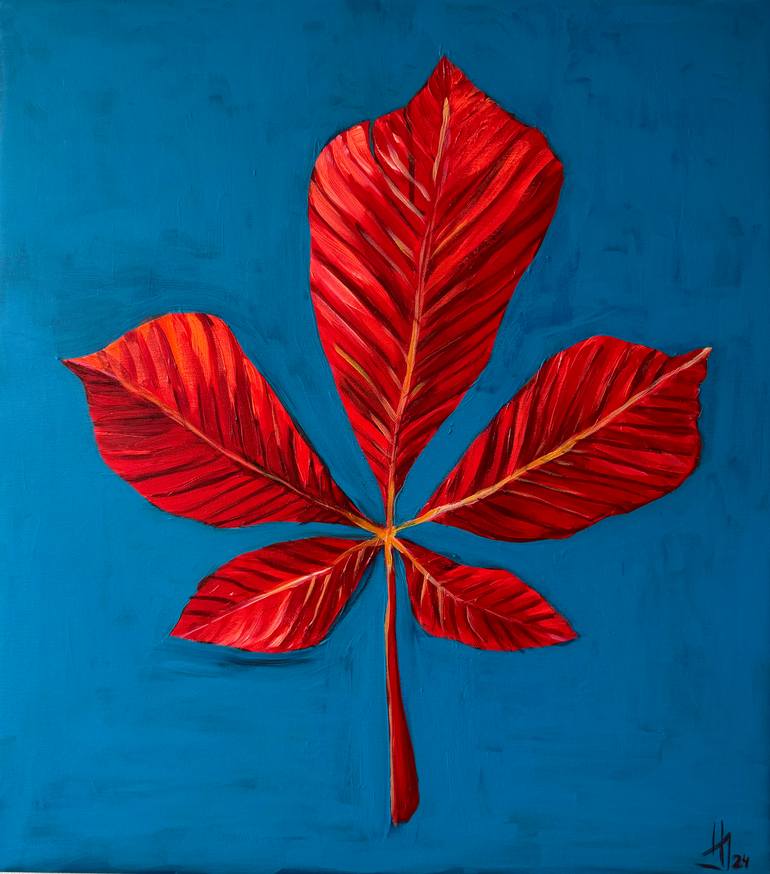 Original Surrealism Botanic Painting by Ivanka Nechyporuk