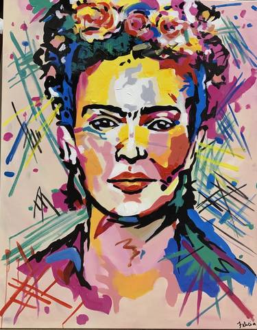 Original Abstract Celebrity Paintings by Felicia Craig-Silva