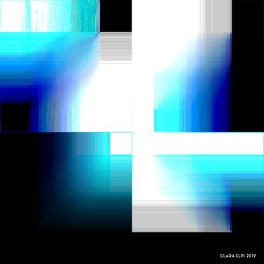 Print of Abstract Geometric Mixed Media by Clara Elpi