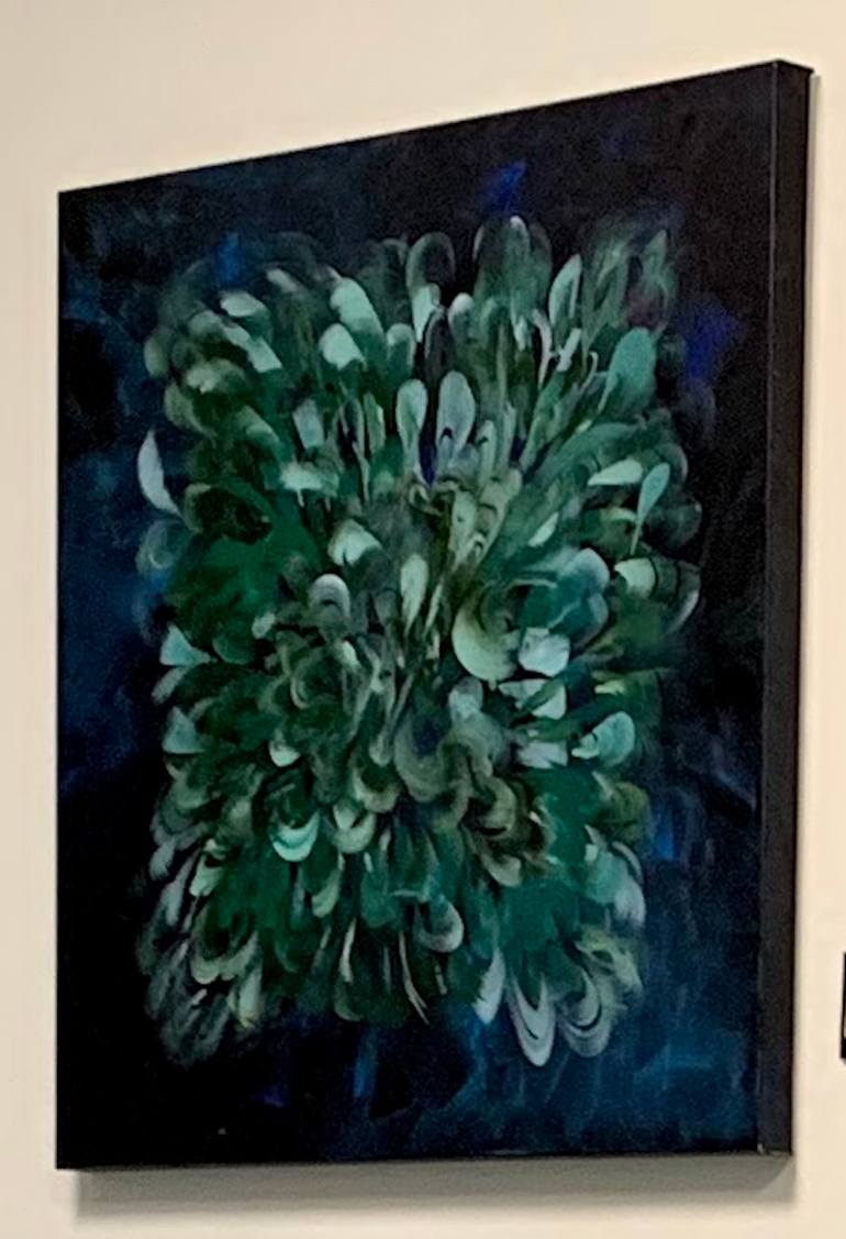 Original Abstract Expressionism Abstract Painting by M Lounis