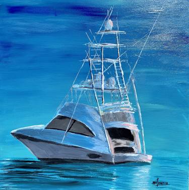 Original Boat Paintings by M Lounis