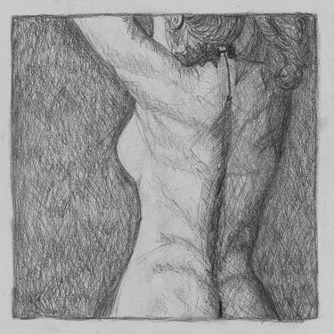 Original Figurative Women Drawings by Andy Merrigan