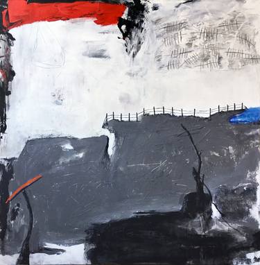 Original Abstract Expressionism Abstract Paintings by Ozgur Aktas