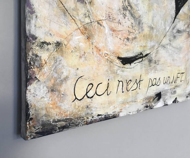 Original Surrealism Abstract Painting by Ozgur Aktas