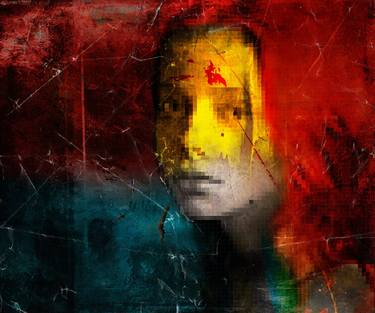 Print of Abstract Expressionism Portrait Digital by Ozgur Aktas