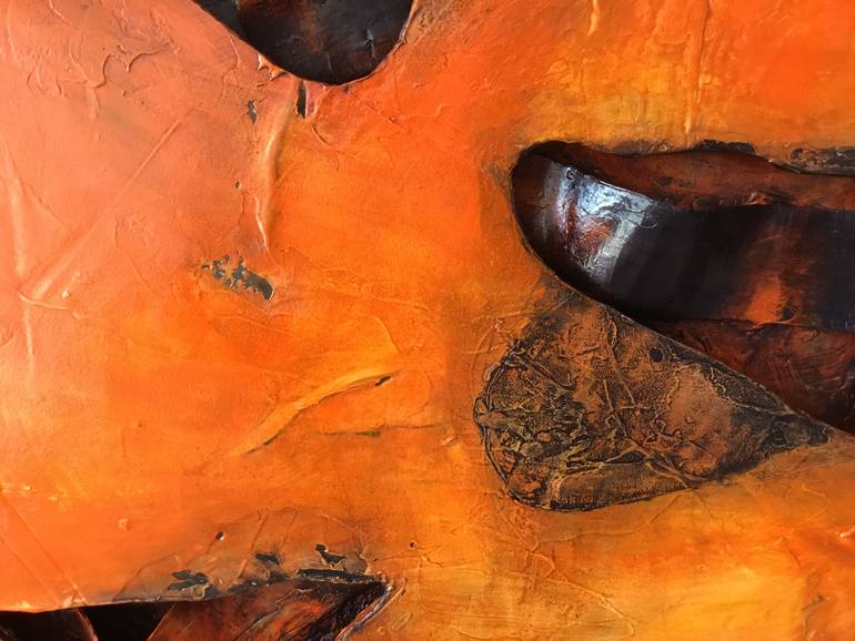 Original Abstract Expressionism Abstract Painting by Ozgur Aktas