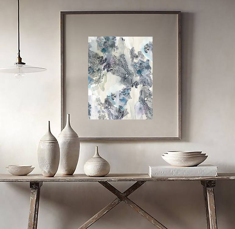 Original Abstract Expressionism Abstract Printmaking by Agne Sare