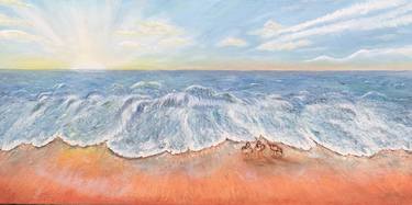 Print of Beach Paintings by Sangeet Nayyar