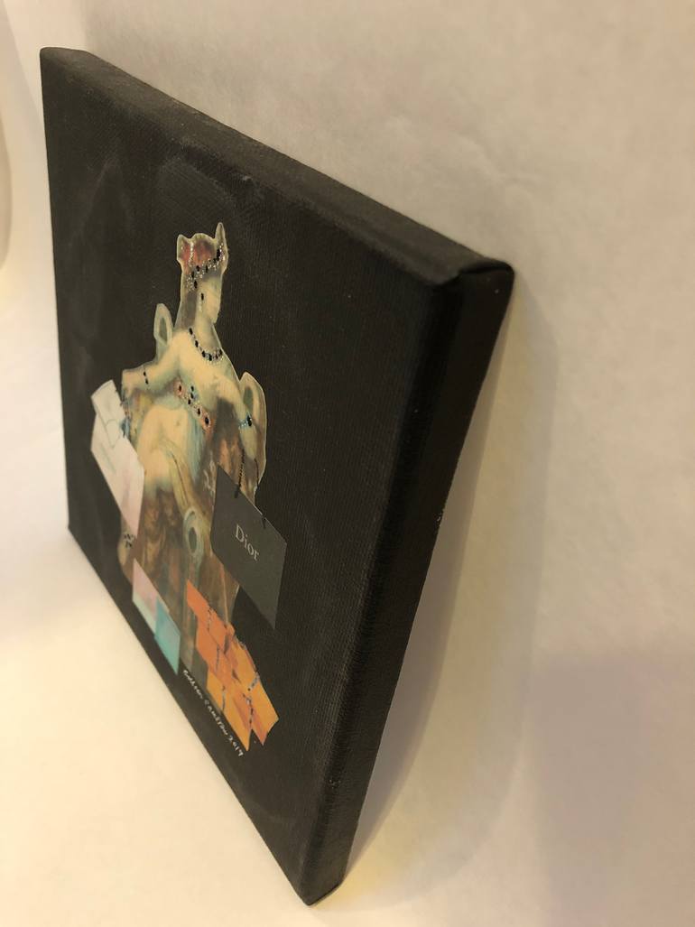 Original Expressionism Fashion Collage by Colleen Cameron