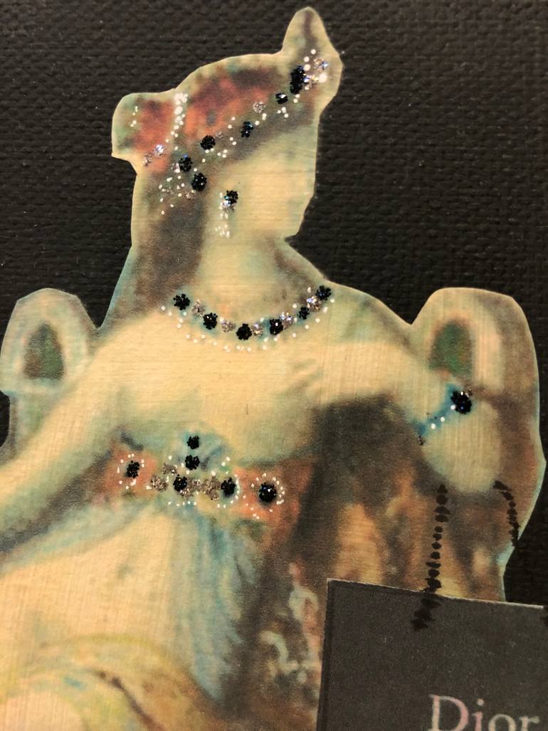 Original Expressionism Fashion Collage by Colleen Cameron