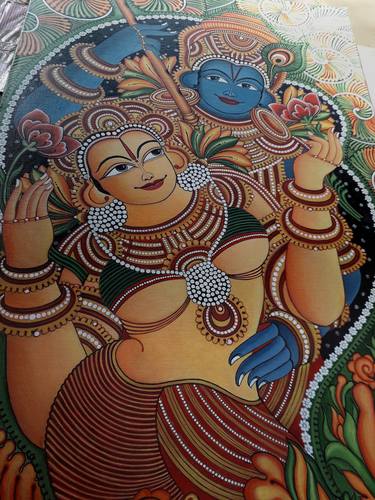 Print of Figurative Religious Paintings by KAVITHA MADHU