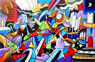 Print of Abstract Graffiti Paintings by SKIM WORLD