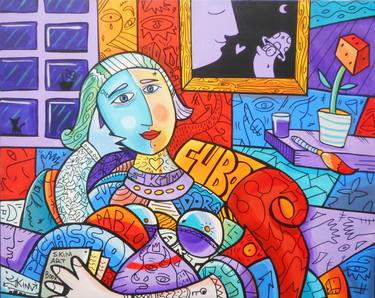 Original Cubism Women Paintings by SKIM WORLD