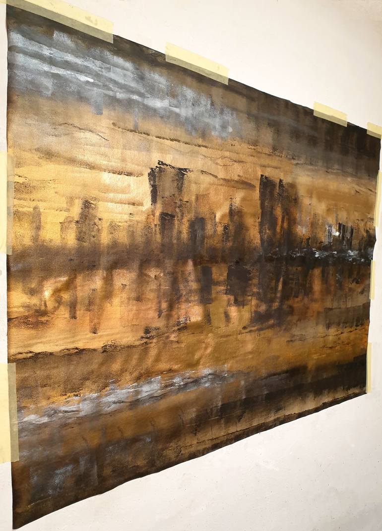 Original Abstract Landscape Painting by Michał Lenartowicz
