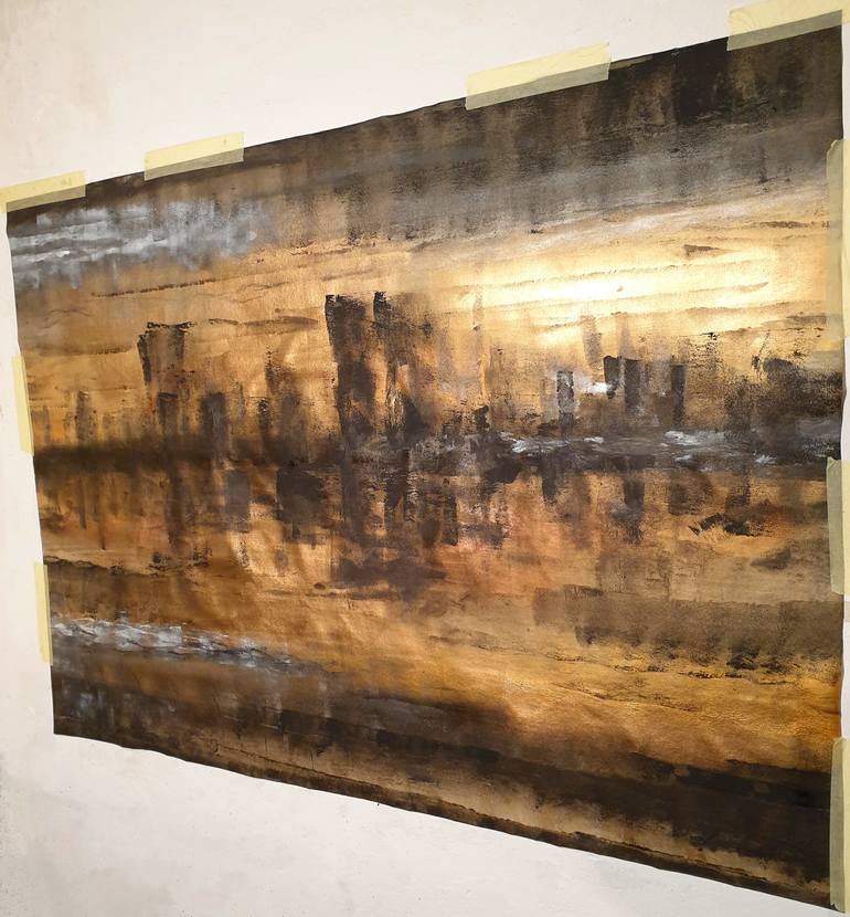 Original Abstract Landscape Painting by Michał Lenartowicz
