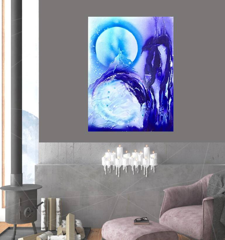 Original Abstract Expressionism Abstract Painting by Shartlotchi Arts