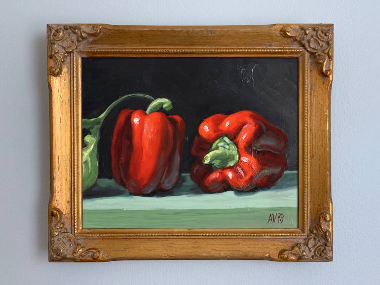 Original Expressionism Still Life Painting by Aleksey Vaynshteyn