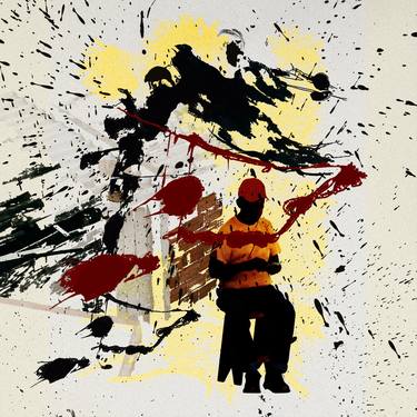 Original Contemporary Abstract Mixed Media by Luise Eru