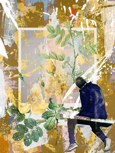 Original Conceptual Abstract Mixed Media by Luise Eru