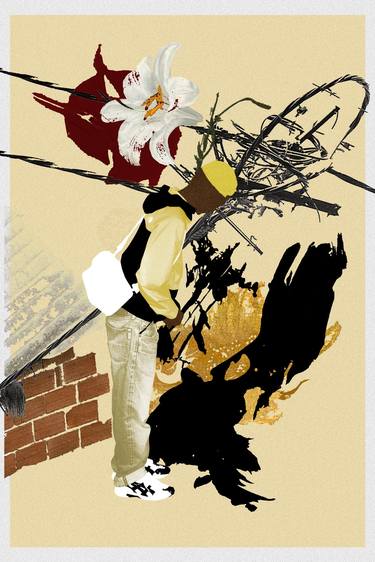 Original Conceptual Abstract Mixed Media by Luise Eru