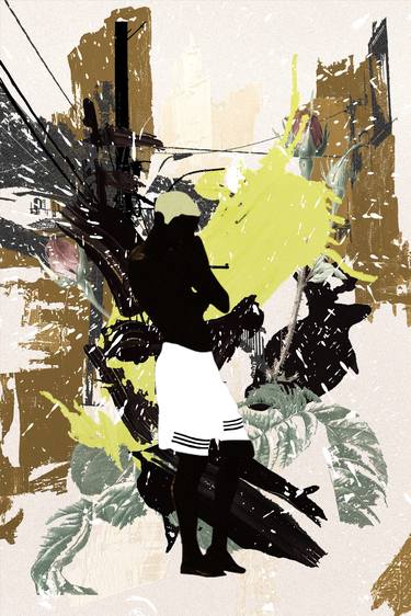 Original Conceptual Abstract Mixed Media by Luise Eru