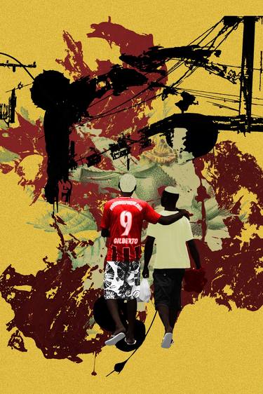 Original Conceptual Abstract Mixed Media by Luise Eru