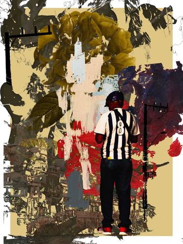 Original Abstract Popular culture Mixed Media by Luise Eru
