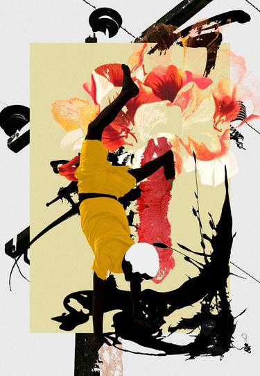 Original Abstract People Mixed Media by Luise Eru