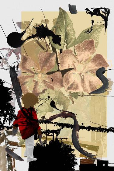 Original Conceptual Abstract Mixed Media by Luise Eru