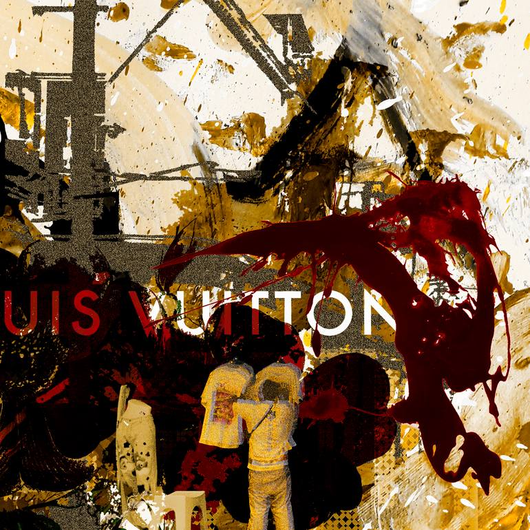 Original Abstract Pop Culture/Celebrity Mixed Media by Luise Eru