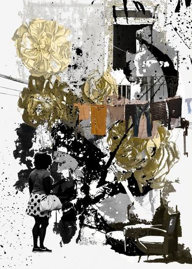 Print of Abstract Family Mixed Media by luise eru