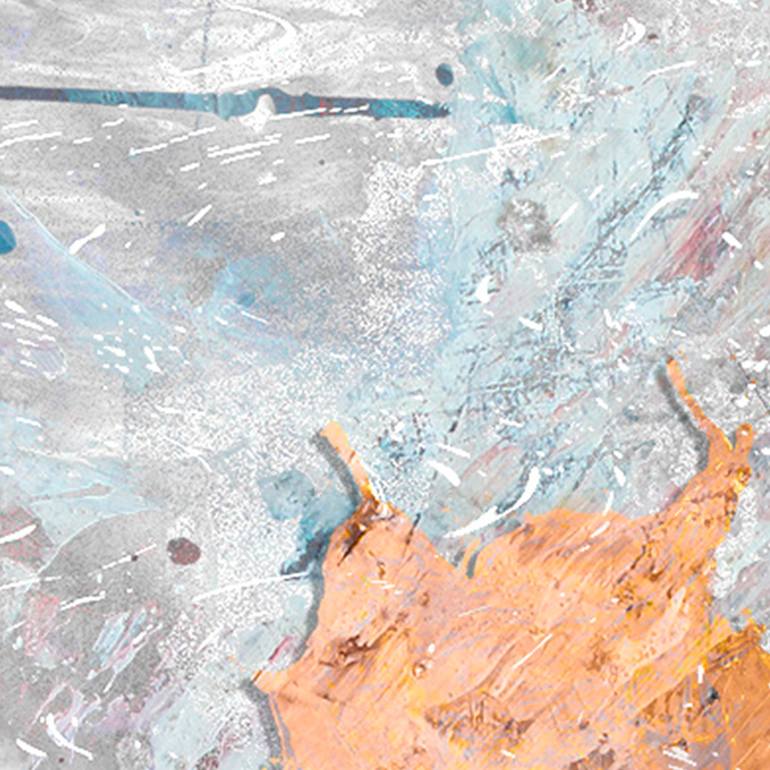 Original Abstract Expressionism Political Digital by Luise Eru