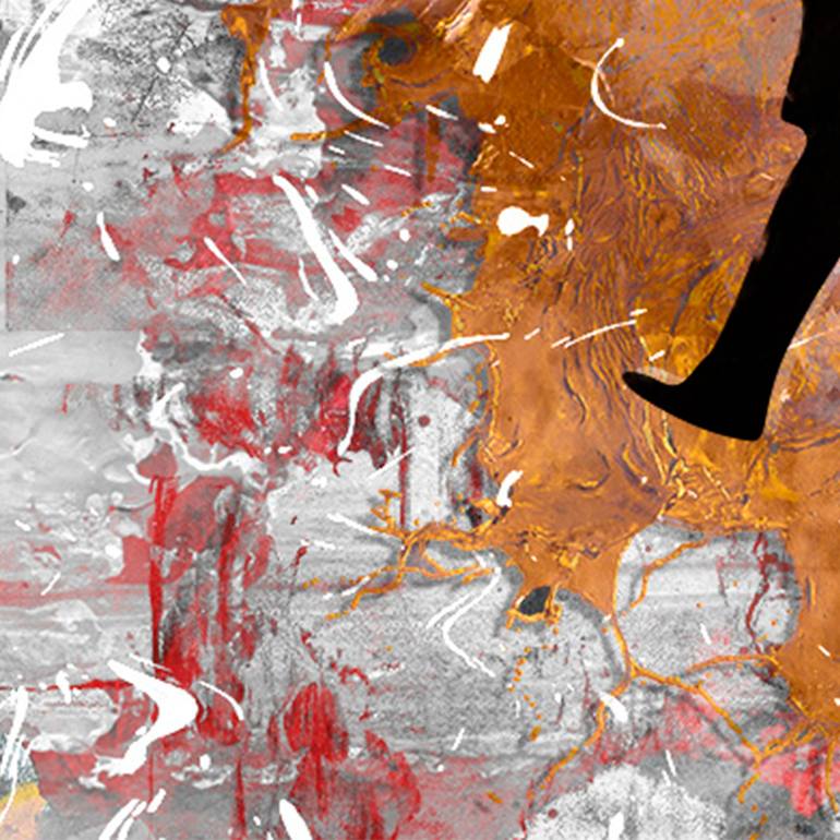 Original Abstract Expressionism Political Digital by Luise Eru