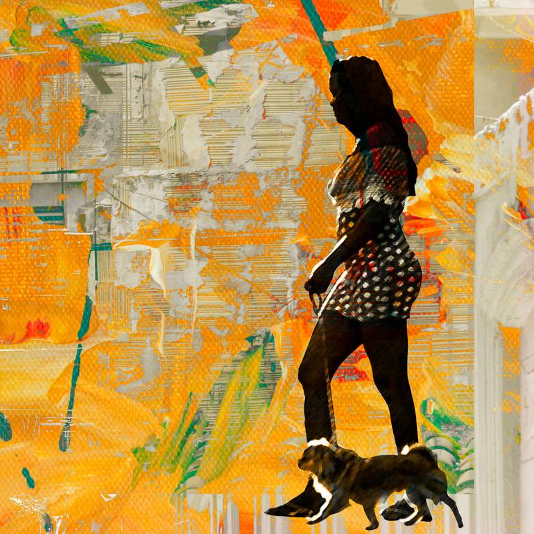 Original Art Deco Abstract Digital by Luise Eru