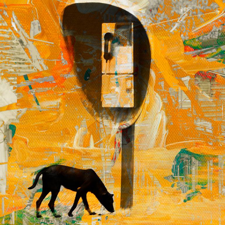 Original Art Deco Abstract Digital by Luise Eru