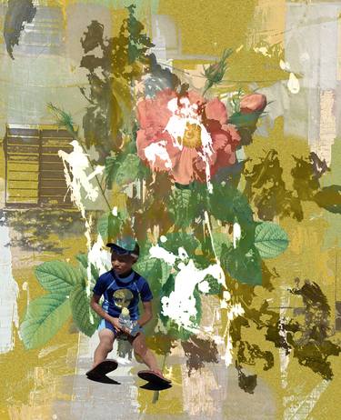 Original Conceptual Abstract Mixed Media by Luise Eru