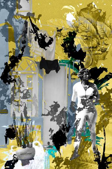 Original Conceptual Abstract Mixed Media by Luise Eru