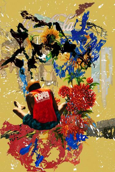 Original Conceptual Abstract Mixed Media by Luise Eru