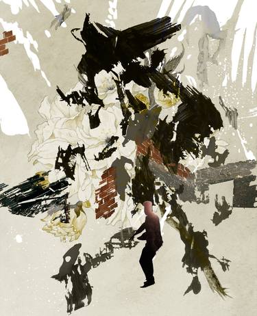 Original Conceptual Abstract Mixed Media by Luise Eru