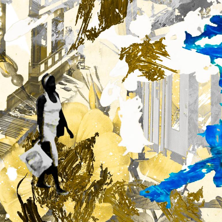 Original Conceptual Abstract Mixed Media by Luise Eru