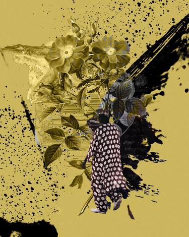 Original Conceptual Abstract Mixed Media by Luise Eru