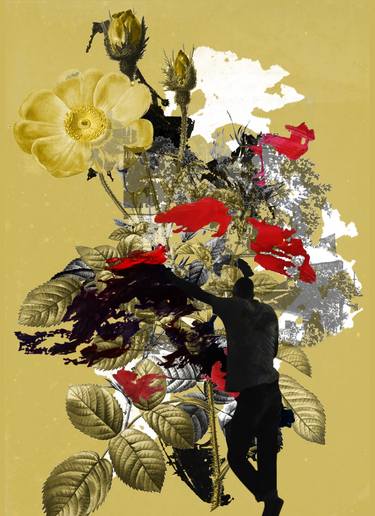 Original Conceptual Abstract Mixed Media by Luise Eru